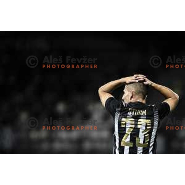 Klemen Sturm during UEFA Champions League qualifier football match between Mura and Ludogorets in Fazanerija, Murska Sobota, Slovenia on July 21, 2021