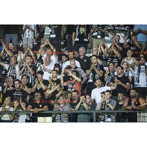 in action during UEFA Champions League qualifier football match between Mura and Ludogorets in Fazanerija, Murska Sobota, Slovenia on July 21, 2021