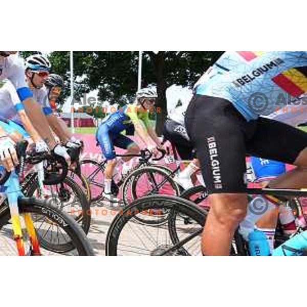 Tadej Pogacar of team Slovenia during Men’s Road Race from Musashinonomori Park to Fuji International Speedway (234 km) at Tokyo 2020 Summer Olympic Games, Japan on July 24, 2021