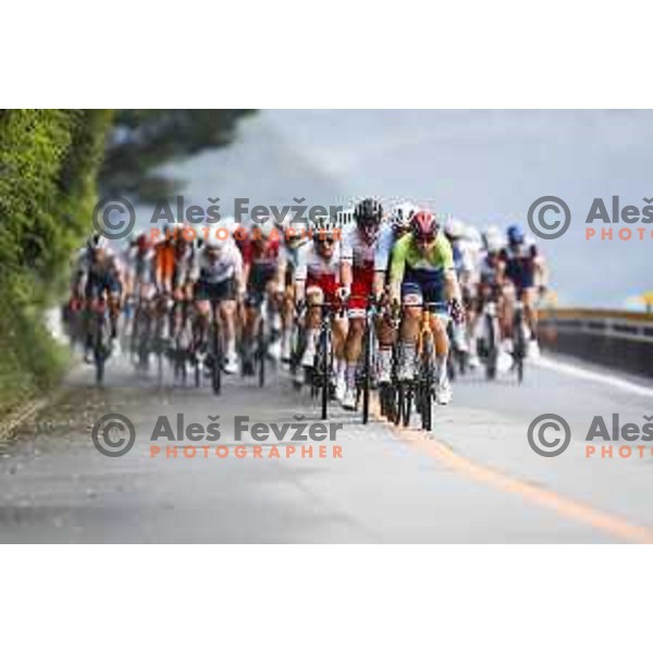 Jan Tratnik of team Slovenia during Men’s Road Race from Musashinonomori Park to Fuji International Speedway (234 km) at Tokyo 2020 Summer Olympic Games, Japan on July 24, 2021