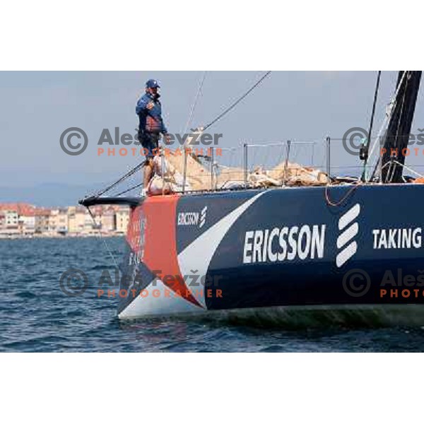 Ericsson Sailing team visits Slovenia with Volvo Open 70 boat from Volvo Ocean Race 2005-06, Portoroz 24.4.2008 