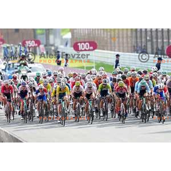 Primoz Roglic of team Slovenia during Men’s Road Race from Musashinonomori Park to Fuji International Speedway (234 km) at Tokyo 2020 Summer Olympic Games, Japan on July 24, 2021
