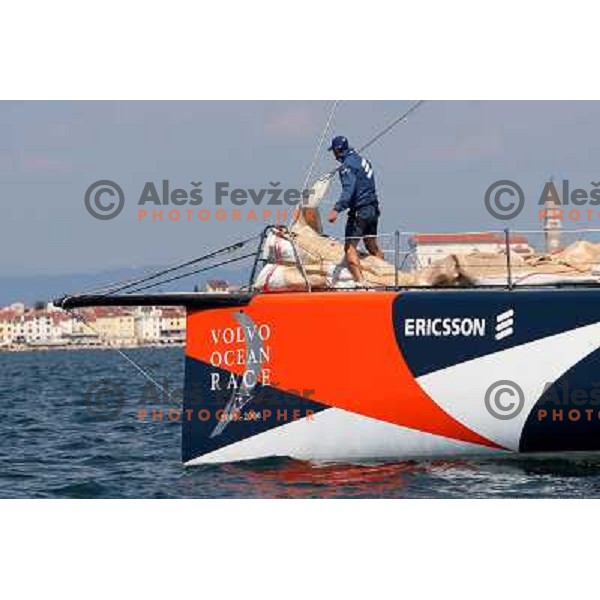 Ericsson Sailing team visits Slovenia with Volvo Open 70 boat from Volvo Ocean Race 2005-06, Portoroz 24.4.2008 