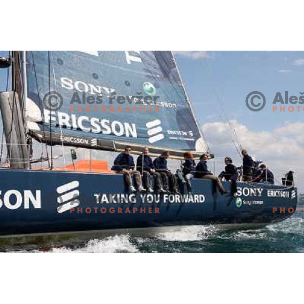 Ericsson Sailing team visits Slovenia with Volvo Open 70 boat from Volvo Ocean Race 2005-06, Portoroz 24.4.2008 