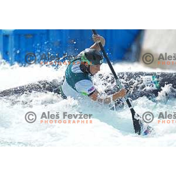 Eva Tercelj competes in qualification heat of Women’s K-1 at Tokyo 2020 Summer Olympic Games, Japan on July 25, 2021