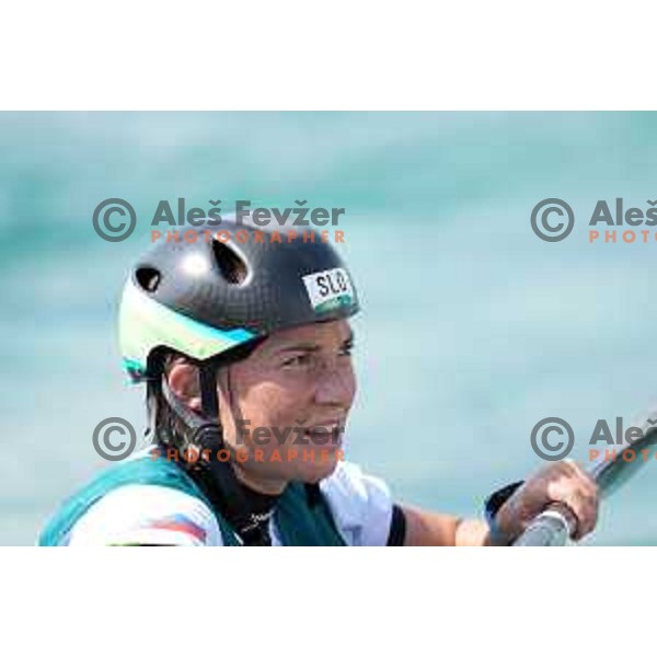 Eva Tercelj competes in qualification heat of Women’s K-1 at Tokyo 2020 Summer Olympic Games, Japan on July 25, 2021