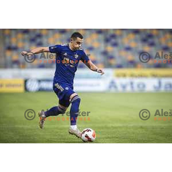 Zan Vipotnik in action during Prva liga Telemach football match between Maribor and Domzale in Ljudski vrt, Maribor, Slovenia on July 25, 2021