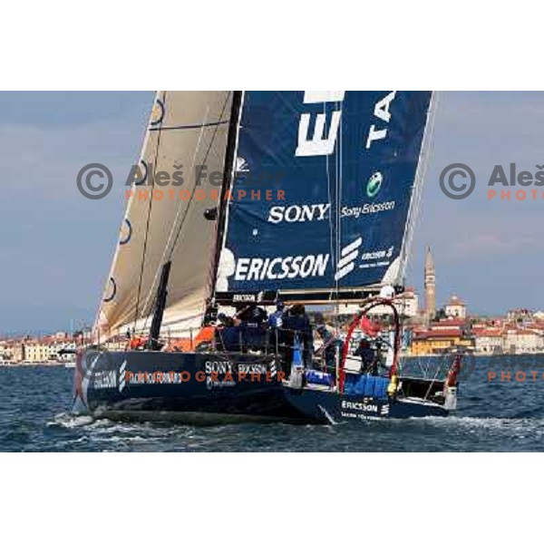 Ericsson Sailing team visits Slovenia with Volvo Open 70 boat from Volvo Ocean Race 2005-06, Portoroz 24.4.2008 