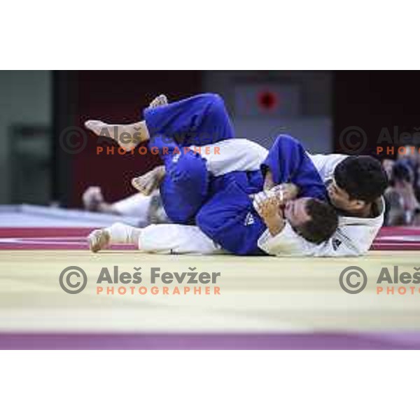 Adrian Gomboc (SLO) competes in Men’s -66 kg at Judo Tournament at Tokyo 2020 Summer Olympic Games, Japan on July 25, 2021