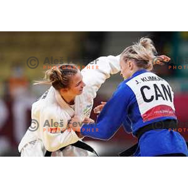 Kaja Kajzer fights in bronze medal match in Women’s Judo -57 category at Tokyo 2020 Summer Olympic Games, Japan on July 26, 2021