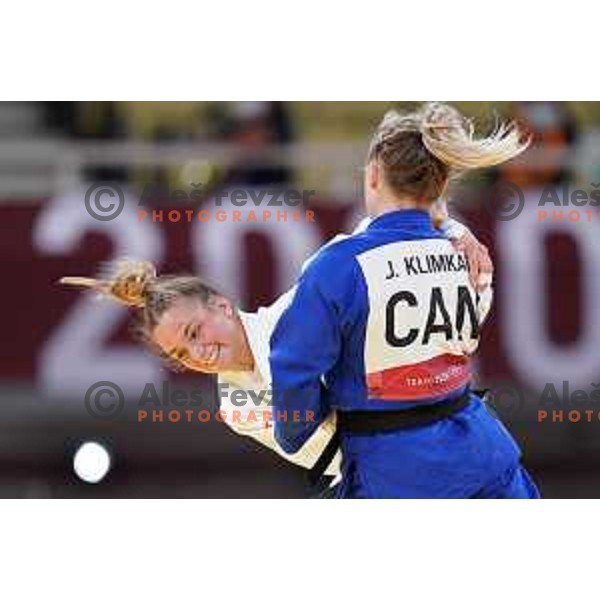 Kaja Kajzer fights in bronze medal match in Women’s Judo -57 category at Tokyo 2020 Summer Olympic Games, Japan on July 26, 2021