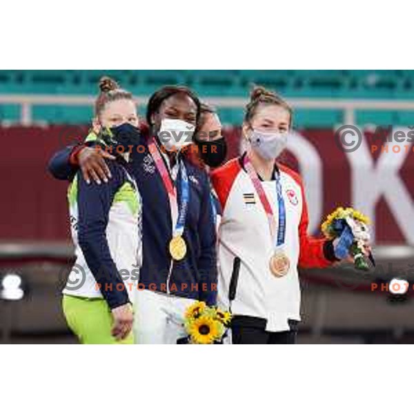 Tina Trstenjak, Olympic silver medalist in Women’s Judo -63 category at Tokyo 2020 Summer Olympic Games, Japan on July 27, 2021