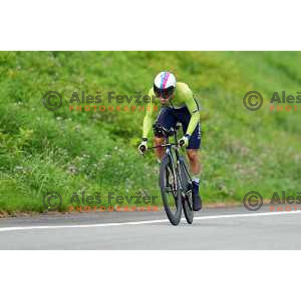 Primoz Roglic (SLO) Olympic Time Trial champion (44.2 km) at Fuji International Speedway at Tokyo 2020 Summer Olympic Games, Japan on July 28, 2021
