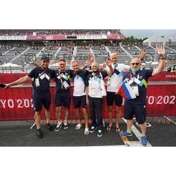 Primoz Roglic (SLO) Olympic Time Trial champion (44.2 km) at Fuji International Speedway at Tokyo 2020 Summer Olympic Games, Japan on July 28, 2021