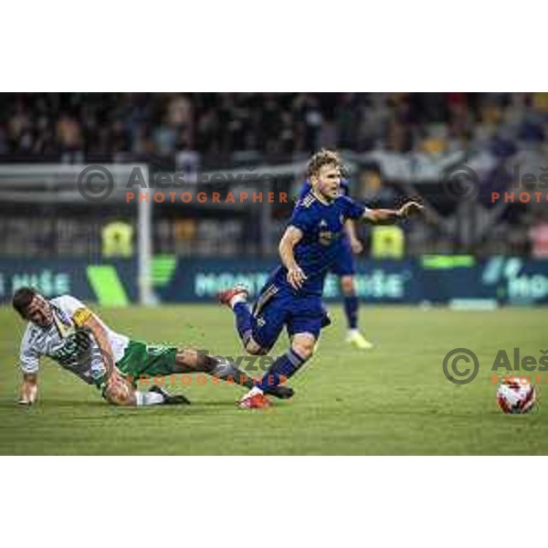 Jan Repas in action during UEFA Conference League qualifier football match between Maribor and Hammarby in Ljudski vrt, Maribor, Slovenia on July 29, 2021