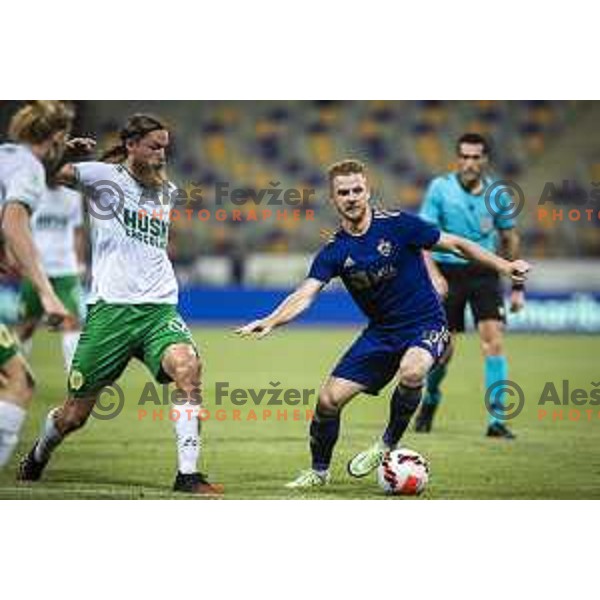 Rudi Vancas Pozeg in action during UEFA Conference League qualifier football match between Maribor and Hammarby in Ljudski vrt, Maribor, Slovenia on July 29, 2021