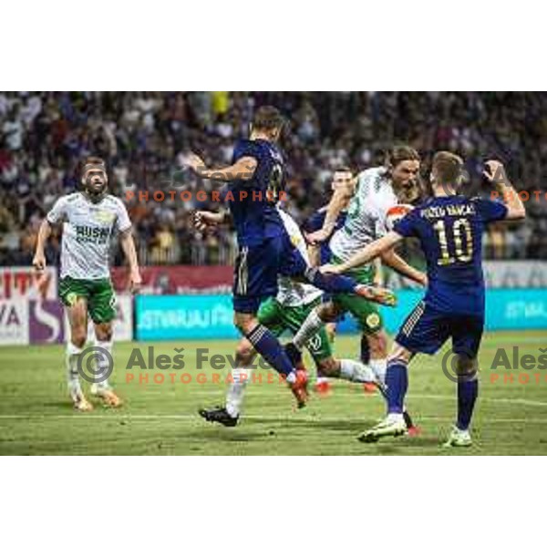 in action during UEFA Conference League qualifier football match between Maribor and Hammarby in Ljudski vrt, Maribor, Slovenia on July 29, 2021