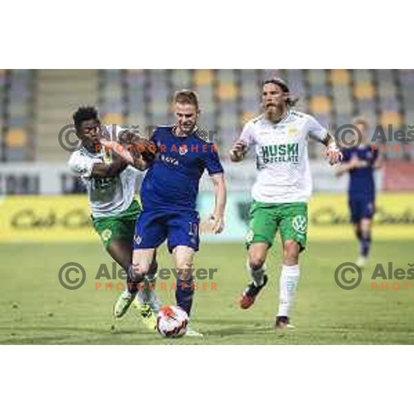 Rudi Vancas Pozeg in action during UEFA Conference League qualifier football match between Maribor and Hammarby in Ljudski vrt, Maribor, Slovenia on July 29, 2021