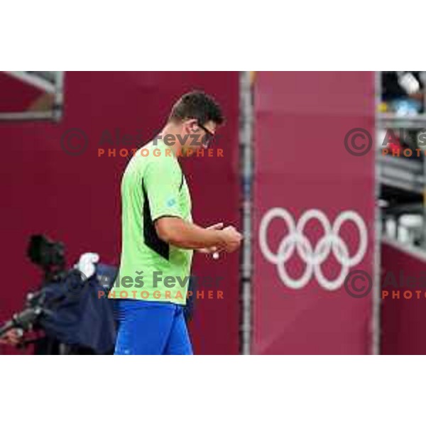 Kristjan Ceh (SLO) competes in the final of Men’s Discus Throw at Tokyo 2020 Summer Olympic Games, Japan on July 31, 2021