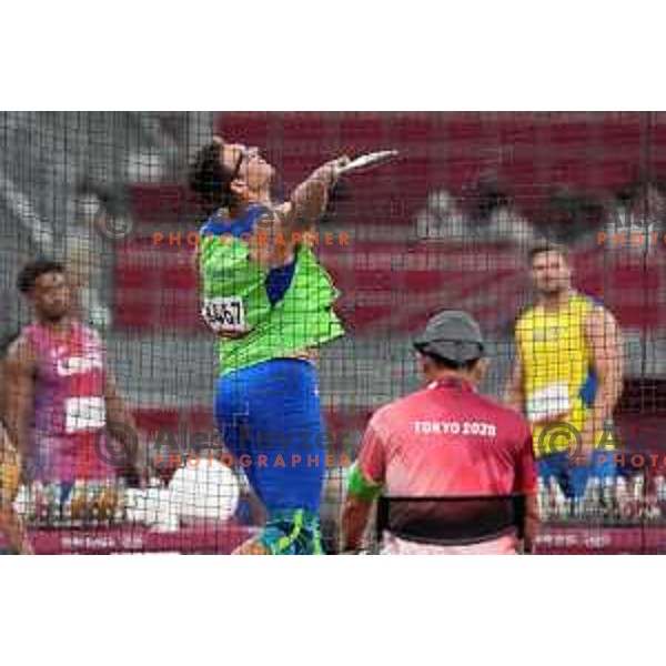 Kristjan Ceh (SLO) competes in the final of Men’s Discus Throw at Tokyo 2020 Summer Olympic Games, Japan on July 31, 2021