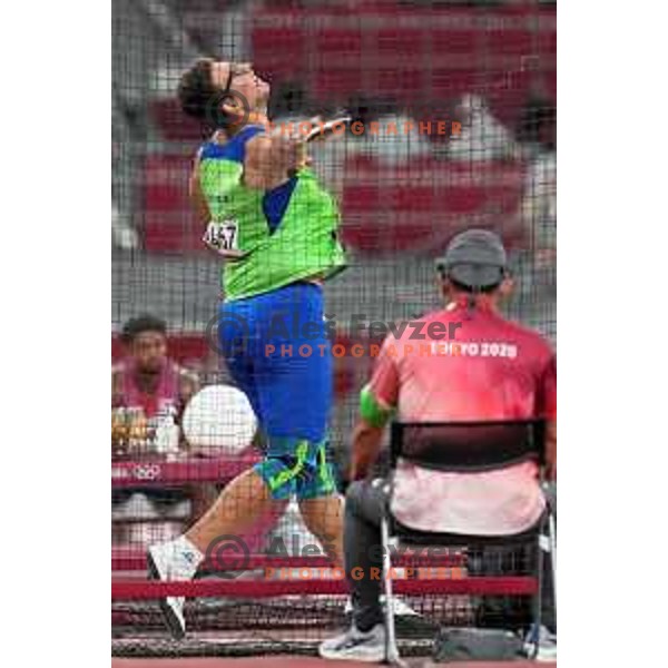Kristjan Ceh (SLO) competes in the final of Men’s Discus Throw at Tokyo 2020 Summer Olympic Games, Japan on July 31, 2021