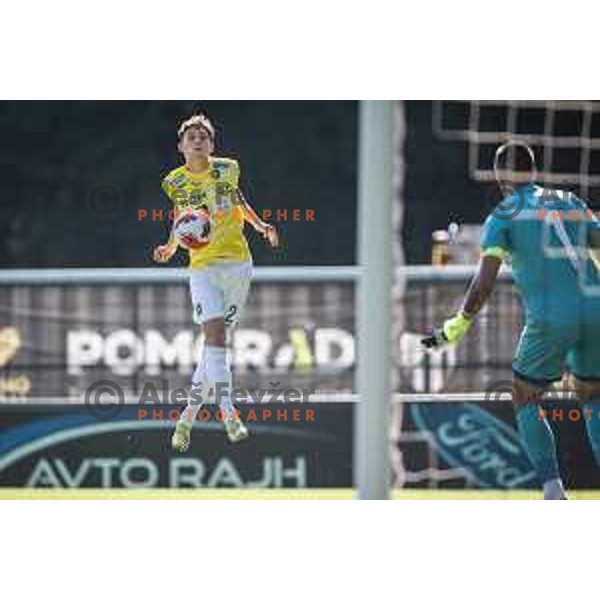 in action during Prva liga Telemach football match between Mura and Bravo in Fazanerije, Murska Sobota, Slovenia on July 31, 2021