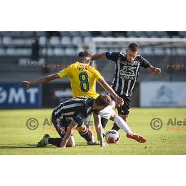 in action during Prva liga Telemach football match between Mura and Bravo in Fazanerije, Murska Sobota, Slovenia on July 31, 2021