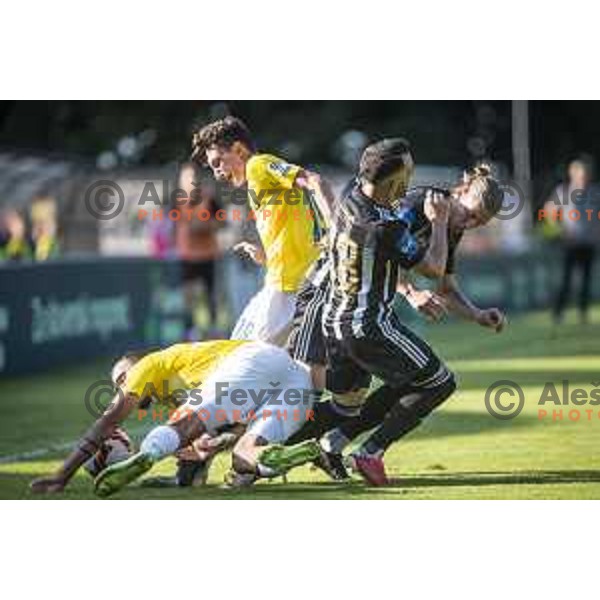 Mitja Lotric in action during Prva liga Telemach football match between Mura and Bravo in Fazanerije, Murska Sobota, Slovenia on July 31, 2021
