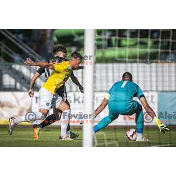 in action during Prva liga Telemach football match between Mura and Bravo in Fazanerije, Murska Sobota, Slovenia on July 31, 2021