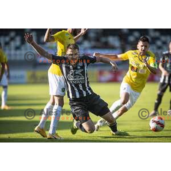 in action during Prva liga Telemach football match between Mura and Bravo in Fazanerije, Murska Sobota, Slovenia on July 31, 2021