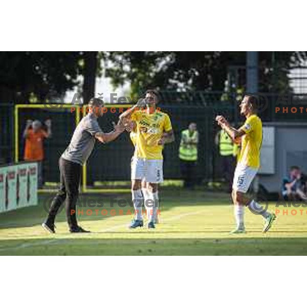 in action during Prva liga Telemach football match between Mura and Bravo in Fazanerije, Murska Sobota, Slovenia on July 31, 2021