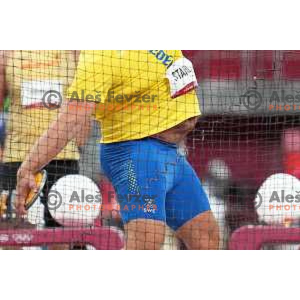 Daniel Stahl (SWE) competes in the final of Men’s Discus Throw at Tokyo 2020 Summer Olympic Games, Japan on July 31, 2021
