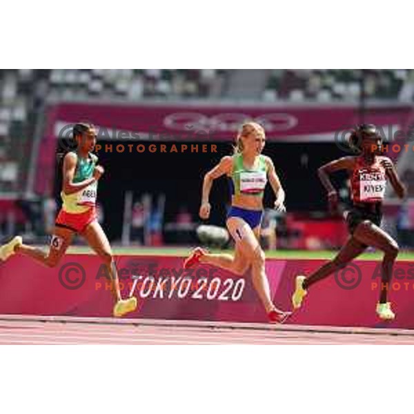 Marusa Mismas Zrimsek (SLO) competes in Women’s 3000 meters Steeple at Tokyo 2020 Summer Olympic Games, Japan on August 1, 2021