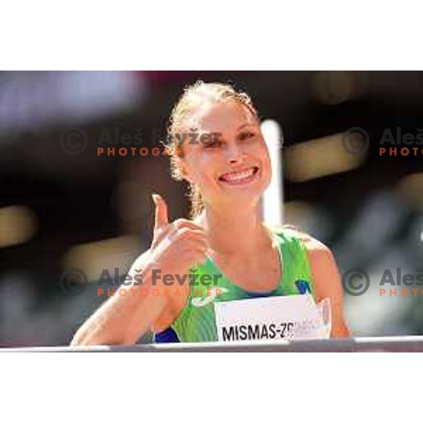 Marusa Mismas Zrimsek (SLO) competes in Women’s 3000 meters Steeple at Tokyo 2020 Summer Olympic Games, Japan on August 1, 2021