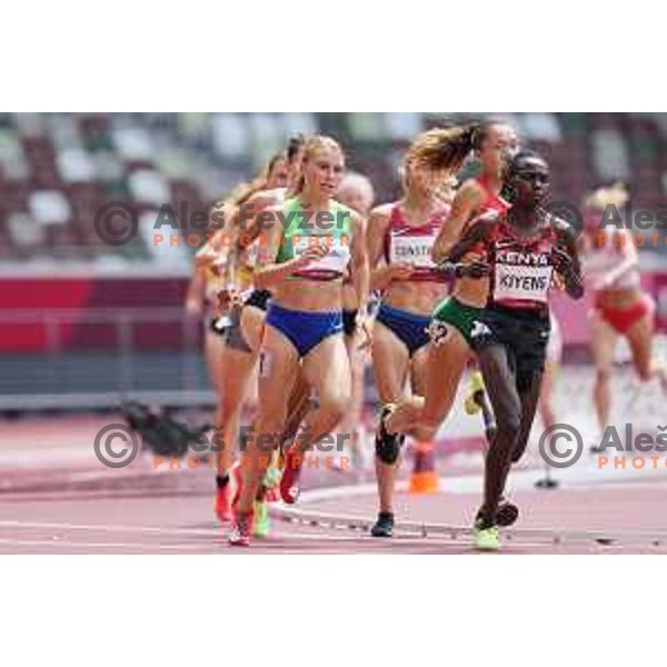 Marusa Mismas Zrimsek (SLO) competes in Women’s 3000 meters Steeple at Tokyo 2020 Summer Olympic Games, Japan on August 1, 2021