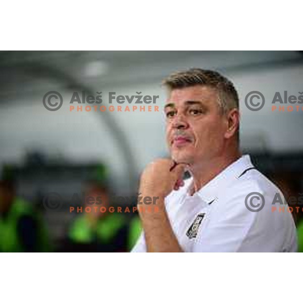 in action during Prva liga Telemach fotball match between Olimpija and Maribor in Ljubljana, Slovenia on August 1, 2021