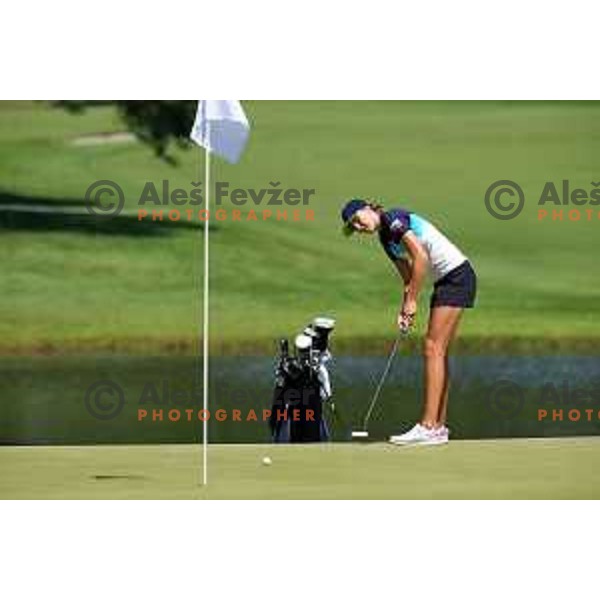 Pia Babnik (SLO) plays in second round of Olympic Golf tournament at Kasumigaseki Country Club at Tokyo 2020 Summer Olympic Games, Japan on August 5, 2021