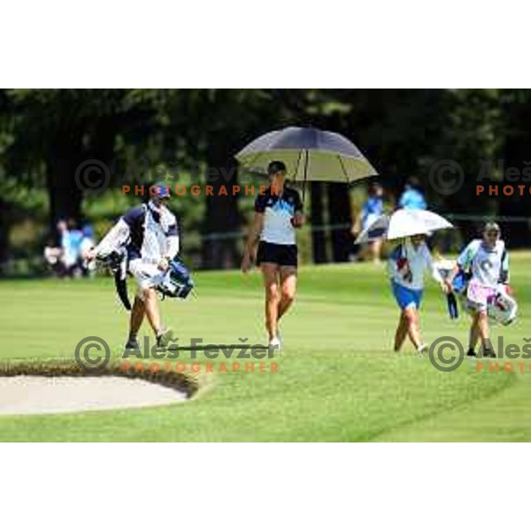 Pia Babnik (SLO) plays in second round of Olympic Golf tournament at Kasumigaseki Country Club at Tokyo 2020 Summer Olympic Games, Japan on August 5, 2021