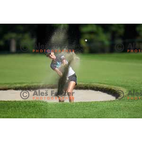 Pia Babnik (SLO) plays in second round of Olympic Golf tournament at Kasumigaseki Country Club at Tokyo 2020 Summer Olympic Games, Japan on August 5, 2021