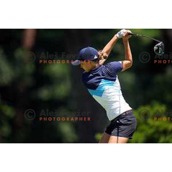 Pia Babnik (SLO) plays in second round of Olympic Golf tournament at Kasumigaseki Country Club at Tokyo 2020 Summer Olympic Games, Japan on August 5, 2021