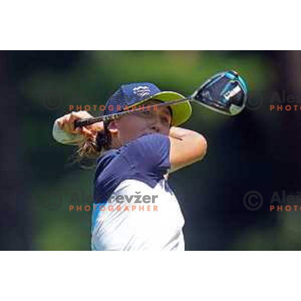 Pia Babnik (SLO) plays in second round of Olympic Golf tournament at Kasumigaseki Country Club at Tokyo 2020 Summer Olympic Games, Japan on August 5, 2021