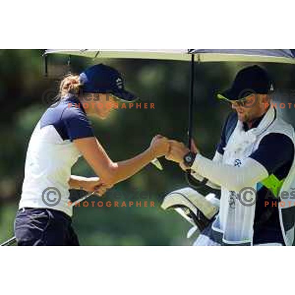 Pia Babnik (SLO) plays in second round of Olympic Golf tournament at Kasumigaseki Country Club at Tokyo 2020 Summer Olympic Games, Japan on August 5, 2021