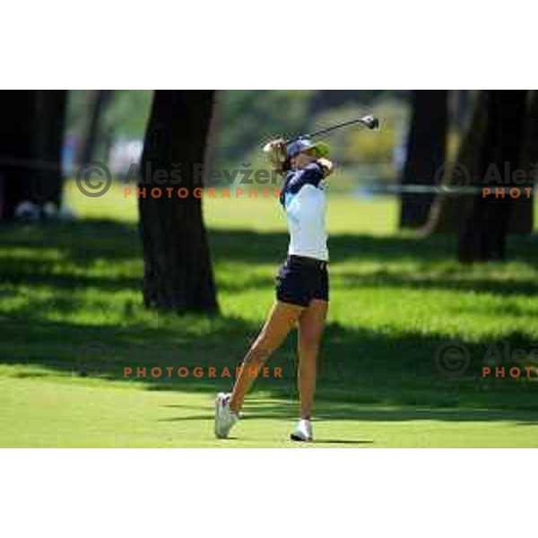 Pia Babnik (SLO) plays in second round of Olympic Golf tournament at Kasumigaseki Country Club at Tokyo 2020 Summer Olympic Games, Japan on August 5, 2021
