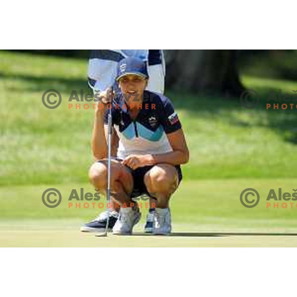 Pia Babnik (SLO) plays in second round of Olympic Golf tournament at Kasumigaseki Country Club at Tokyo 2020 Summer Olympic Games, Japan on August 5, 2021