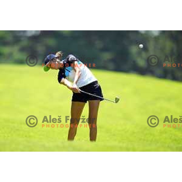Pia Babnik (SLO) plays in second round of Olympic Golf tournament at Kasumigaseki Country Club at Tokyo 2020 Summer Olympic Games, Japan on August 5, 2021