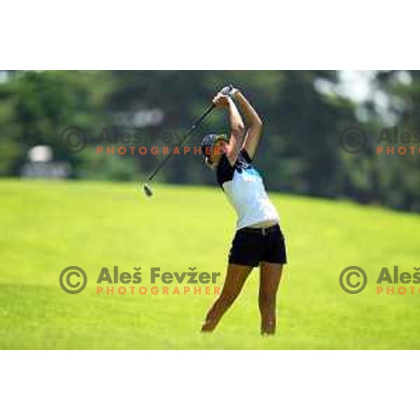 Pia Babnik (SLO) plays in second round of Olympic Golf tournament at Kasumigaseki Country Club at Tokyo 2020 Summer Olympic Games, Japan on August 5, 2021