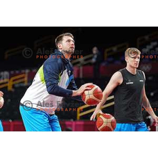 Luka Doncic in action during semi-final of Men’s Basketball between Slovenia and France in Saitama Super Arena at Tokyo 2020 Summer Olympic Games, Japan on August 5, 2021