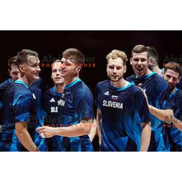 Jaka Blazic in action during semi-final of Men’s Basketball between Slovenia and France in Saitama Super Arena at Tokyo 2020 Summer Olympic Games, Japan on August 5, 2021