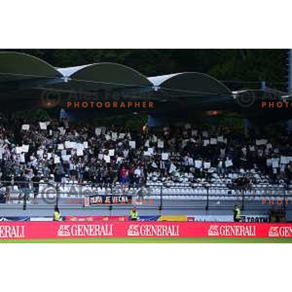 Action during UEFA Conference league qualification match between Mura (SLO) and Zalgiris (LIT) in Murska Sobota, Slovenia on August 5, 2021