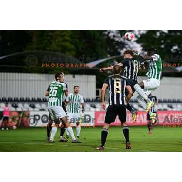 Action during UEFA Conference league qualification match between Mura (SLO) and Zalgiris (LIT) in Murska Sobota, Slovenia on August 5, 2021